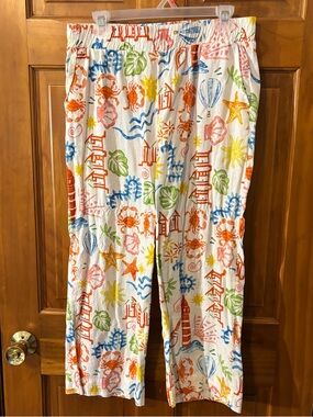 Panama Jack Coastal Wide-Leg Lounge Pants